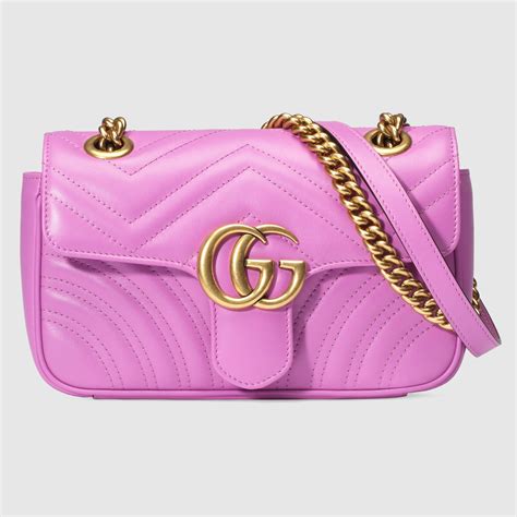 hot pink gucci bag|Gucci pink marmont bag.